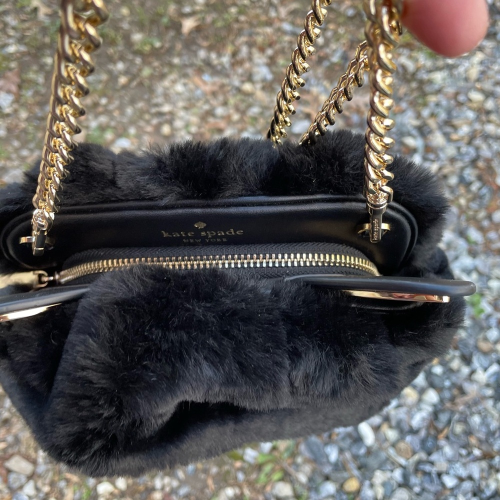 New Kate Spade Pitch Purrfect Black Cat Crossbody Bag - Picture 10 of 13